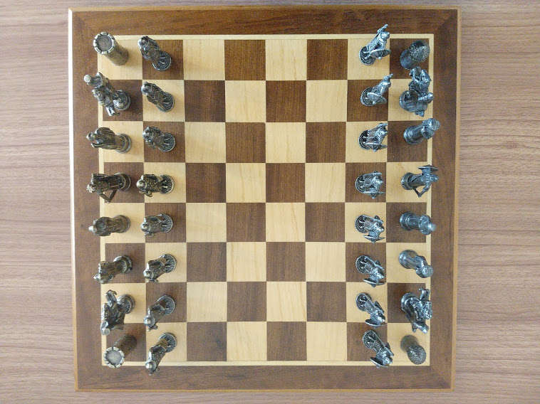 Pecas xadrez ferro colecao cruzadas